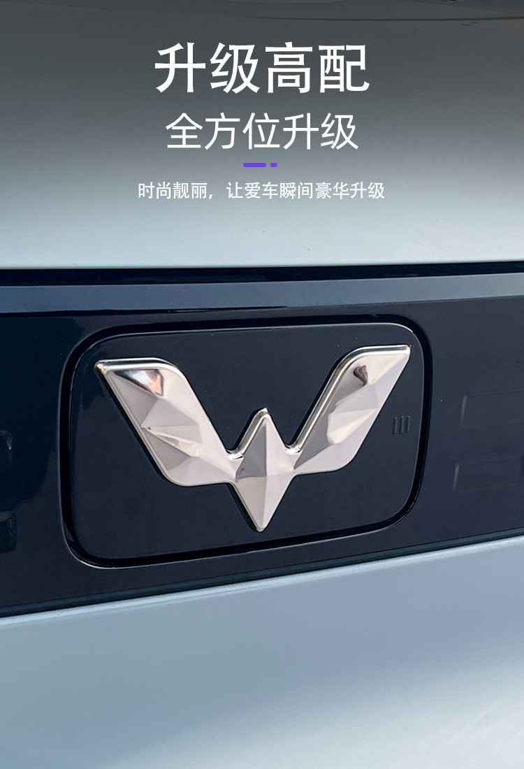 适用五菱宏光miniev改装车标贴改造迷你mini前车标标志改色装饰前车标