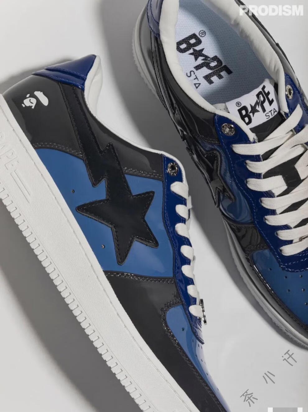 bapesta板鞋漆皮粉色街头撞色黑灰紫低帮休闲王源刘雨昕男女同款 更多