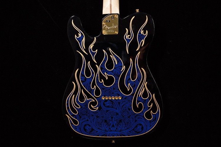 fender 芬达 詹姆斯·伯顿/大师签名电吉他/telecaster/黄贯中金花