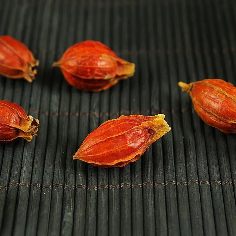 新货栀子果野生栀子黄栀子茶山栀子泡茶栀子花茶上色食用精选栀子500