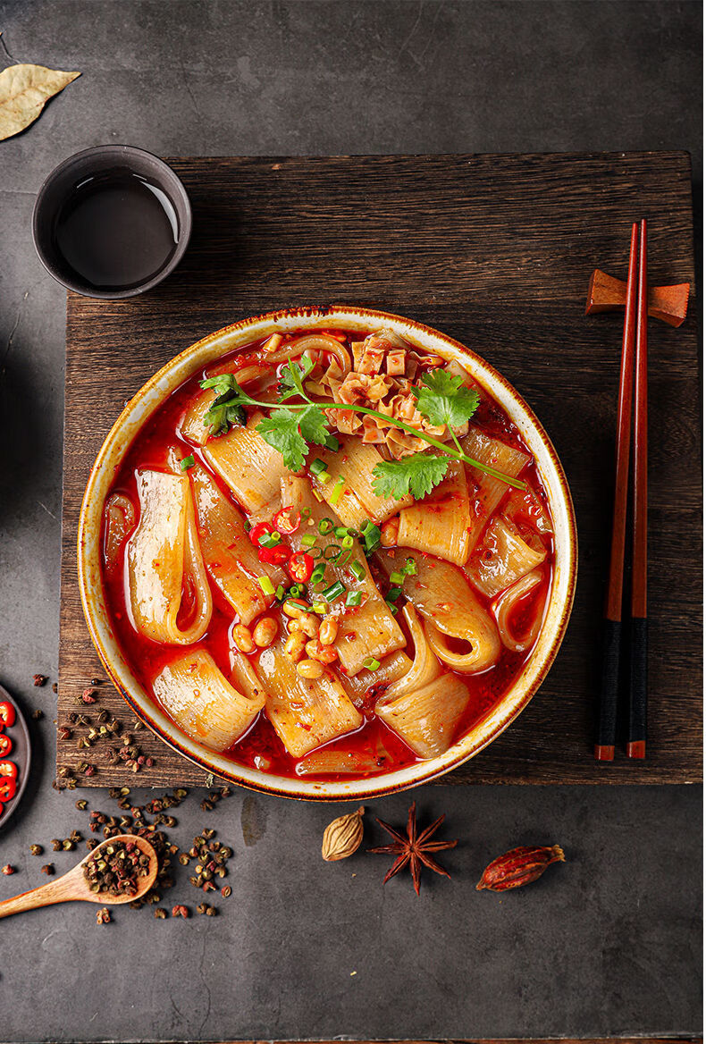 袁鲜火锅宽粉269g4火锅粉川粉红薯粉免煮方便速食带调料香麻辣四川