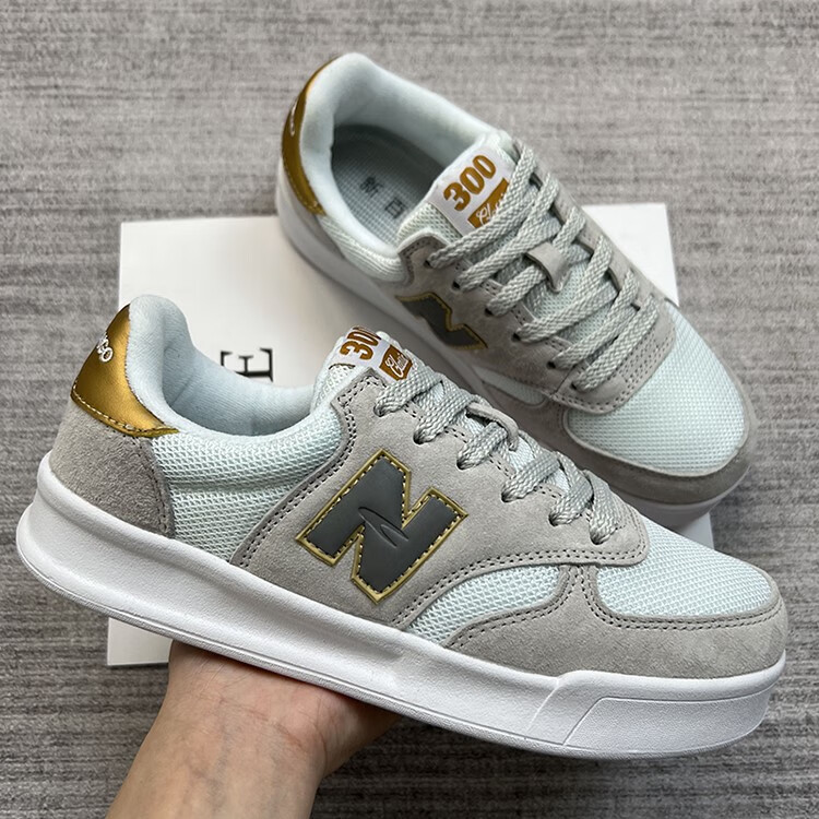 新百伦new balance官方旗舰男鞋nb300板鞋情侣休闲鞋百搭低 300灰银