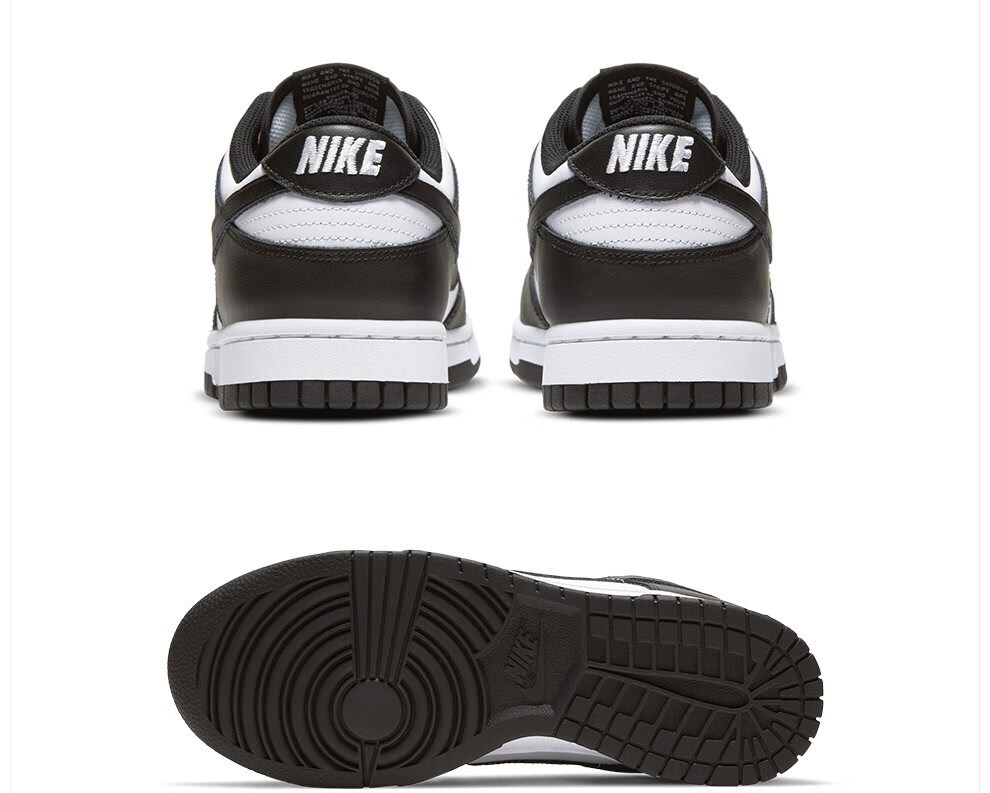 耐克(nike)女鞋dunk黑白熊猫低帮板鞋休闲运动滑板鞋 dd1503