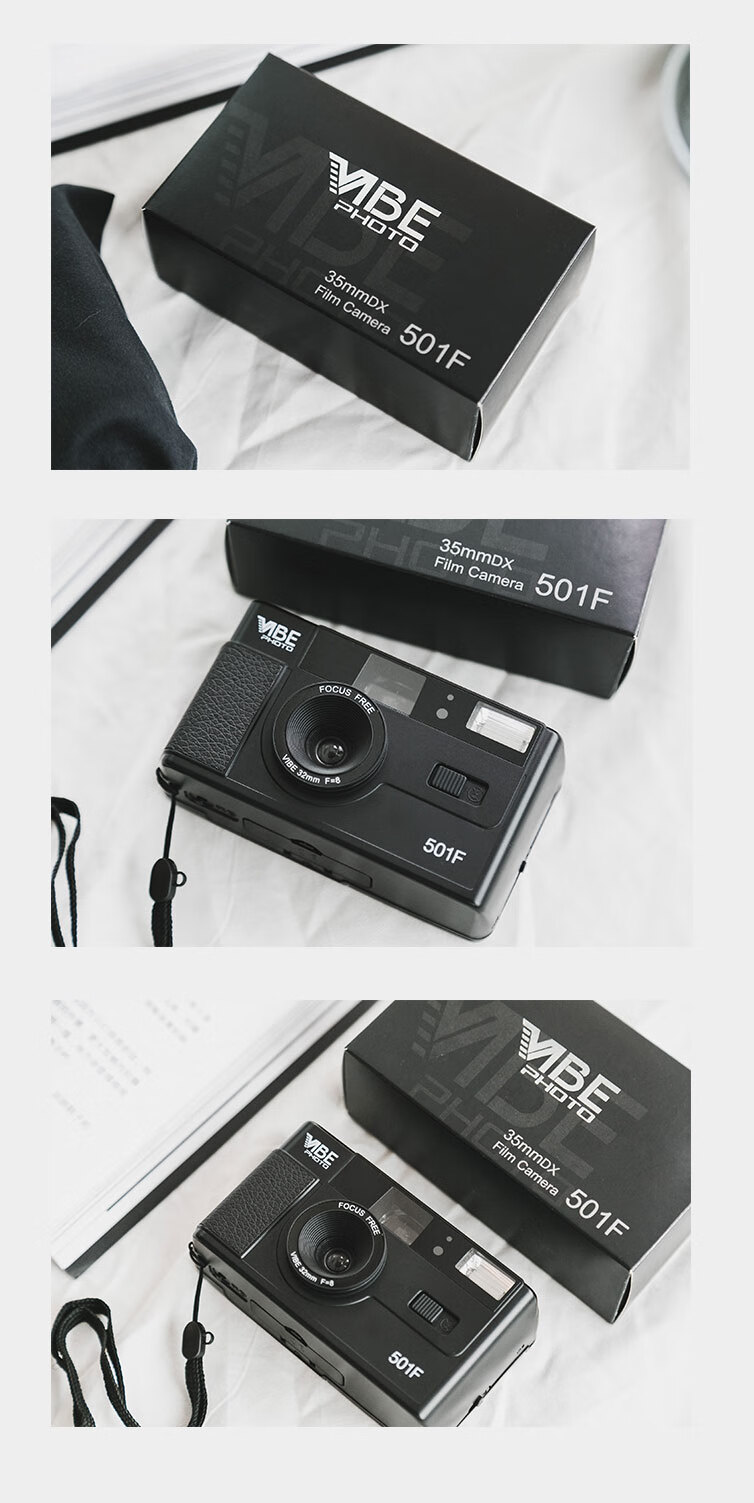 snap研究所德国vibe可换胶卷傻瓜机135胶片相机生日礼物学生情侣黑色