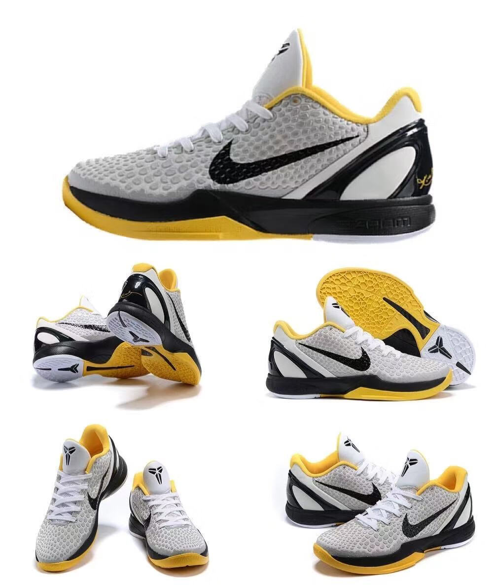 纯原科比6代篮球鞋kobe6学生实战减震气垫耐磨防滑透气男子运动鞋