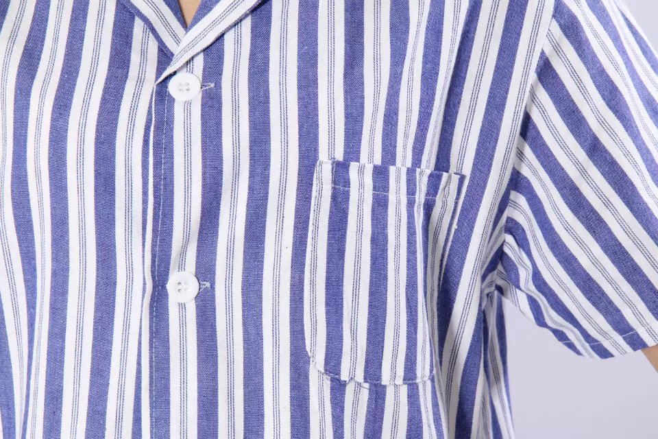 病号服病人装医院患者分体病员服睡衣夏男女长短袖全上衣裤子护理蓝