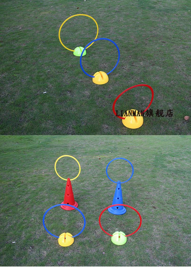 足球训练器材灵敏圈幼儿园感统训练跳圈跆拳道体能环训练环敏捷圈直径