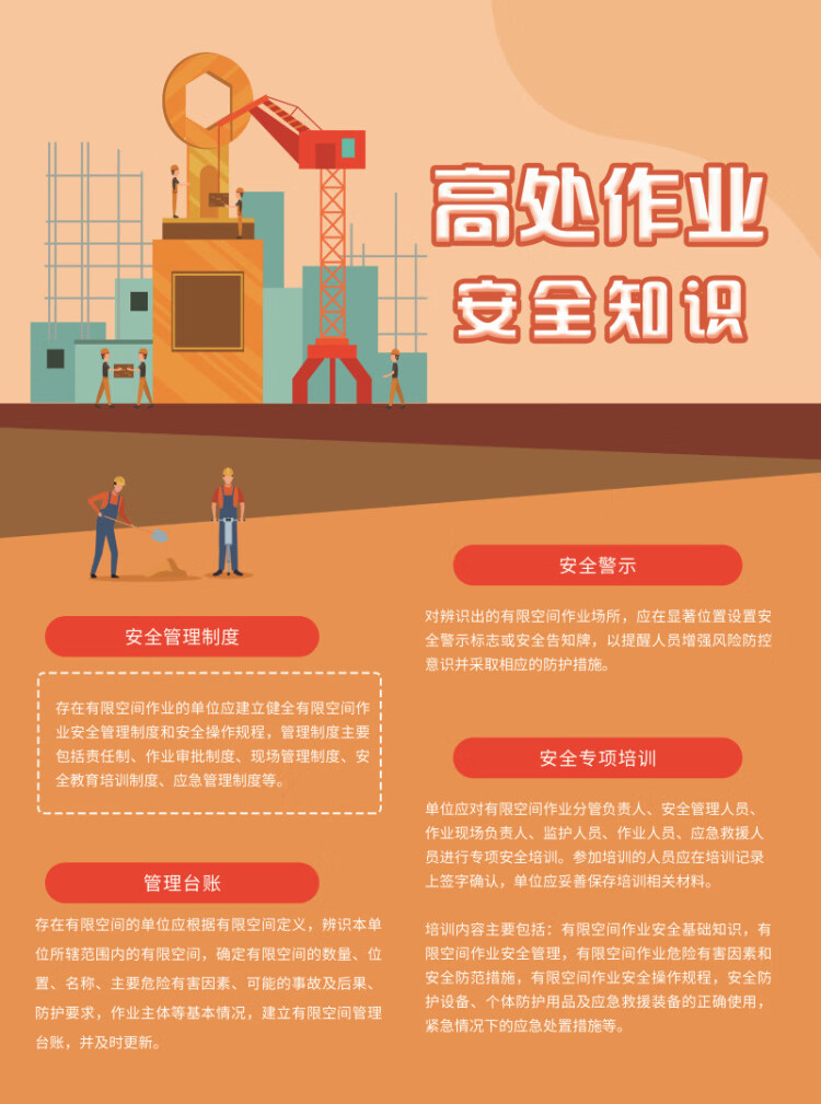 高处作业安全知识宣传单100张ad2111