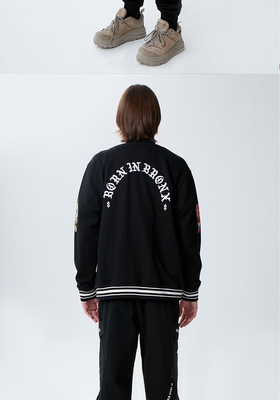 verlast拳击外套棒球夹克秋冬新款开胸卫衣运动训练户外上衣m