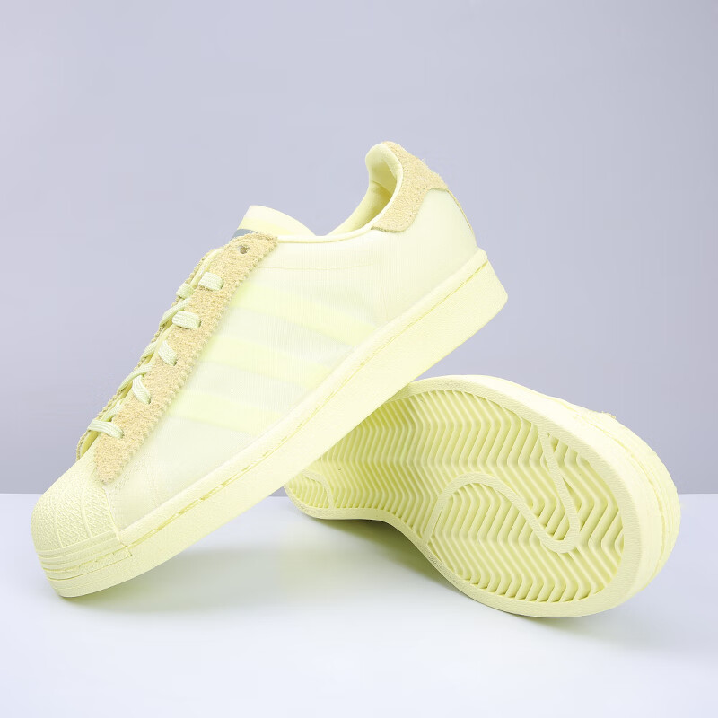 adidas阿迪达斯三叶草新款superstar贝壳头糖果色休闲运动板鞋fz5214
