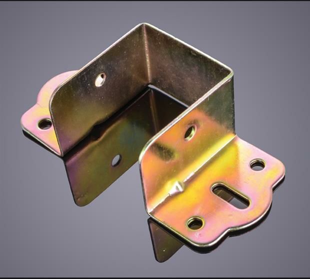 新款五金床配件木条床托卡扣防滑件床固定实木床床关铰直角上下床彩色