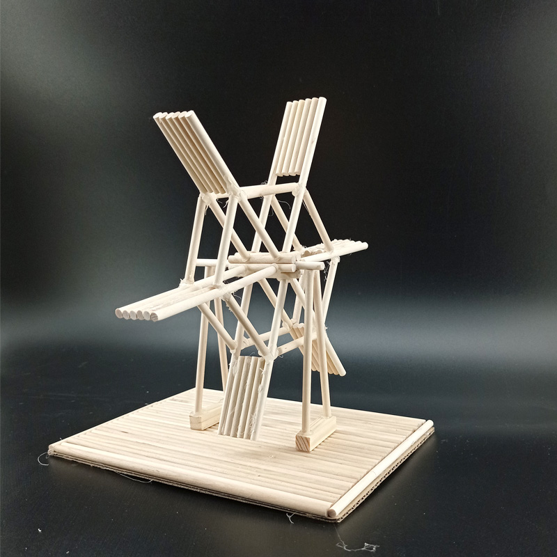 立体构成材料圆木棒实木木棍一次性筷子 木条 风车diy手工制作 电动