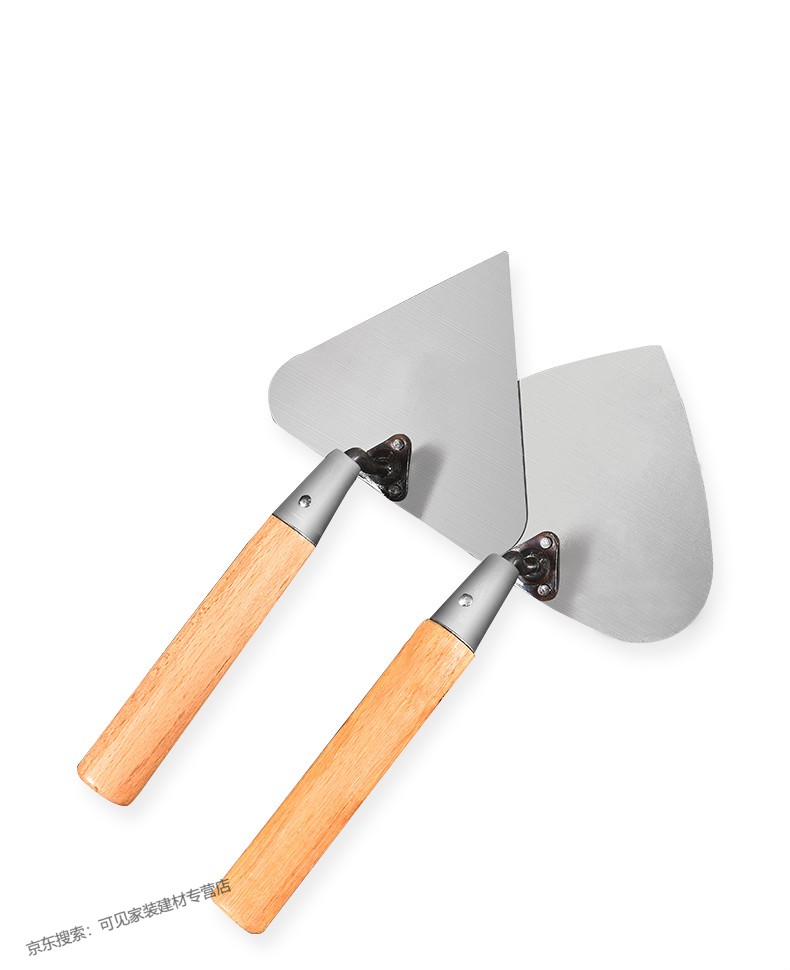 桃形大铲三角铲砌砖刀建筑泥瓦工具瓦工抹泥刀砌砖刀三角铲