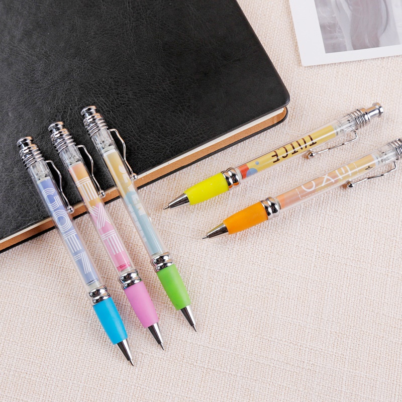 blackpink周边拉拉笔简粉墨应援笔lia拉拉笔圆珠笔黑色中性笔茶色