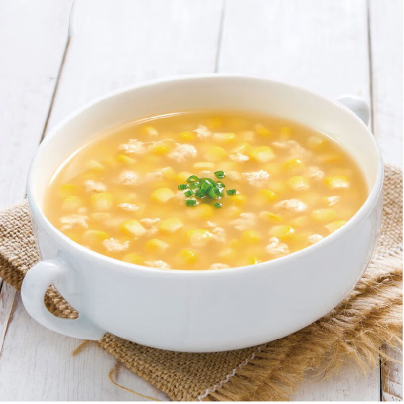 京选好货鸡茸玉米羹汤料玉米味汤料速食汤浓汤宝38g酸辣汤42g7包