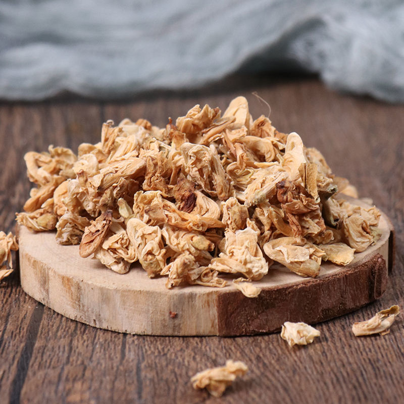 白扁豆花新货 中药材扁豆花 扁豆花干 白扁豆花可搭陈皮 白扁豆花100g