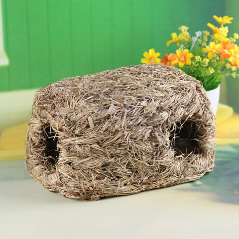 兔兔 豚鼠 龙猫 专用草垫 草窝 鸽子窝 兔窝草屋 小宠通用 猫咪窝 油