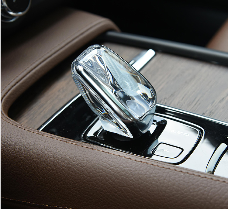 沃尔沃s90内饰改装xc90装饰v90用品xc60s60改装水晶档把s90专用原装