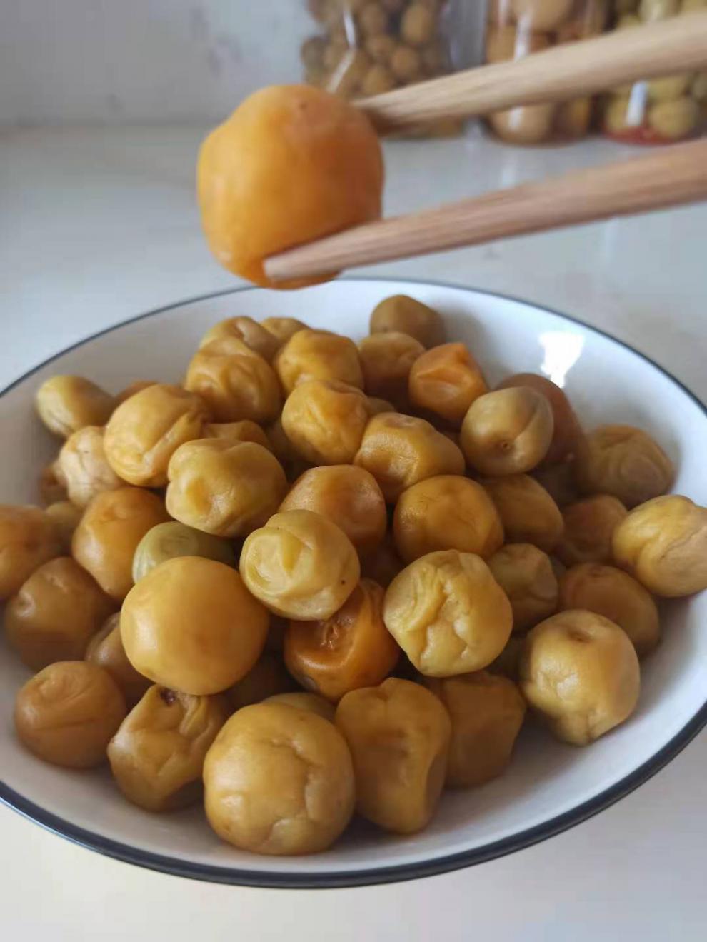 广西南宁横县酸梅子自家腌制浸梅盐水梅梅子 横县酸梅子250克(真空