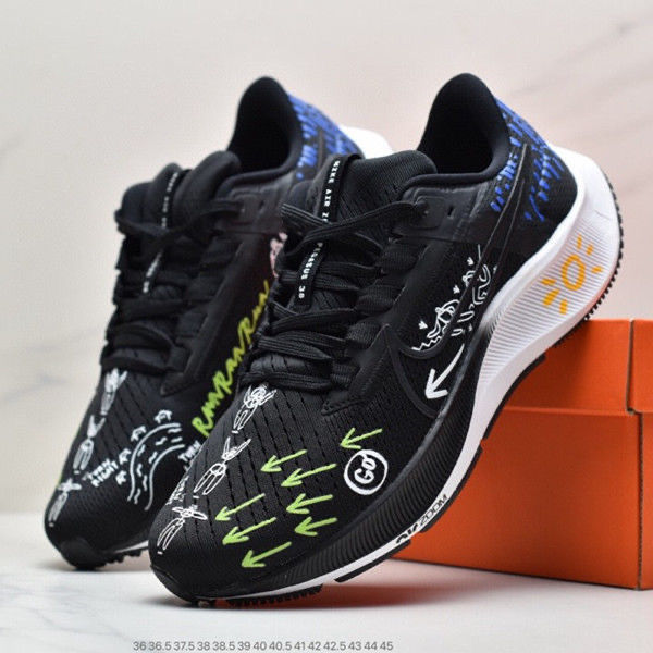 新款登月38白色塗鴉飛馬38airzoompegasus38超輕網面跑步鞋登月38彩色