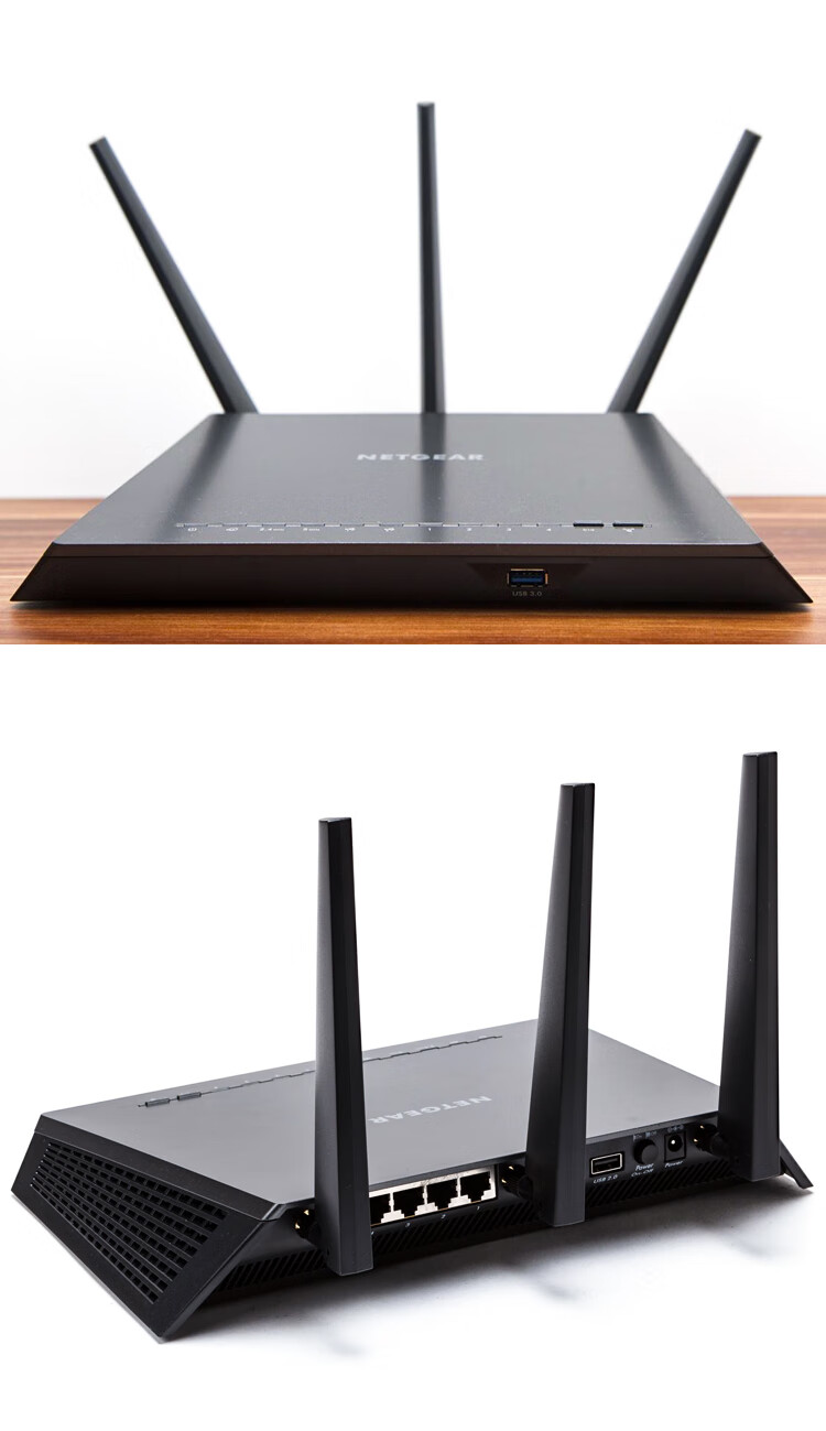 netgear 美国网件r7000千兆路由器无线企业级双频家用梅林高速wifi荟