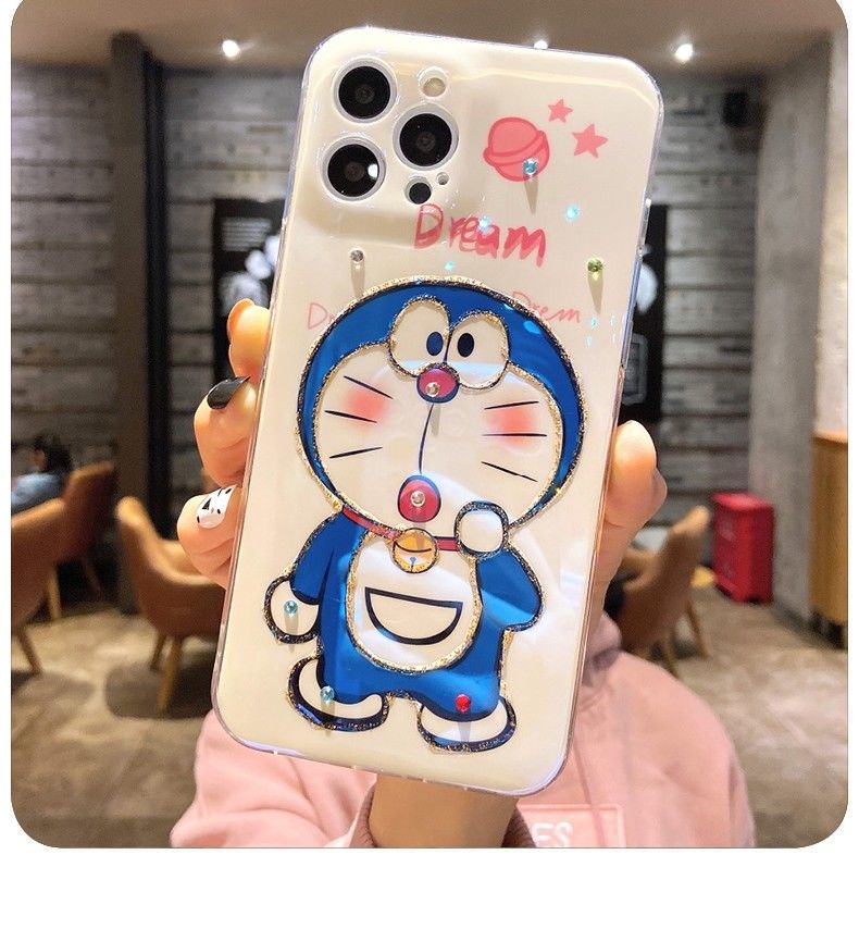 简宿 卡通蓝光苹果12手机壳iphone11全包xsmax/xr/x硅胶78plus防摔