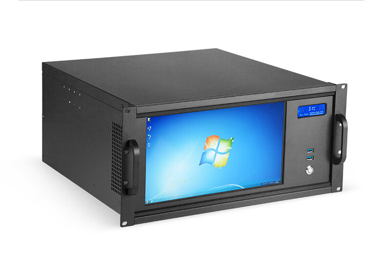 chireal奇睿5u机架式带触摸显示屏工控机49代酷睿i3i5i7一体化工作站