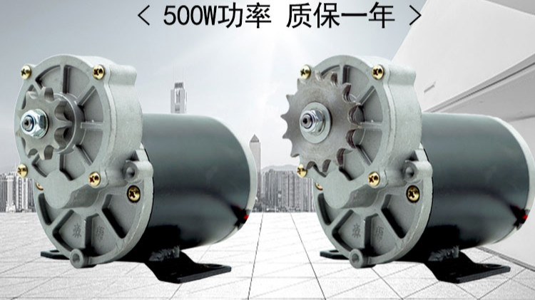 定制永磁直流减速电机12v500w200转改装播种施肥电机肥箱电机大功率亮