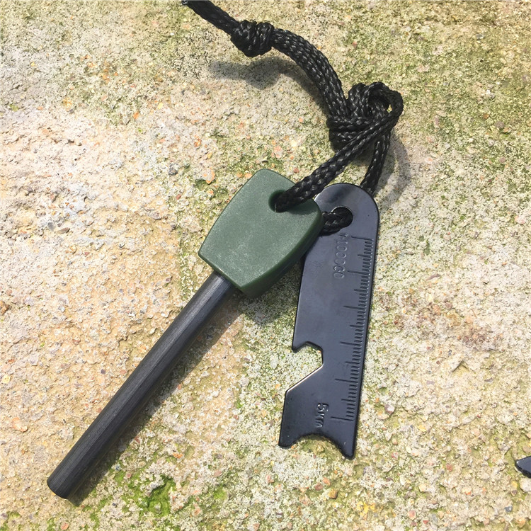 qefh打火石镁棒多功能户外防水打火石镁棒野外打火棒玩具荒野求生装