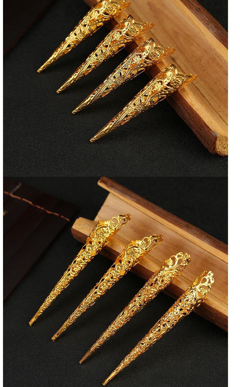 玲川古代装指甲套宫廷嫔妃假长指甲套手指套护甲加厚如懿传延禧攻同款