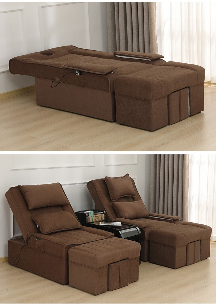 电动沙发床 智能沙发足疗足浴沙发电动躺椅沐足泡脚沙发采耳按摩床