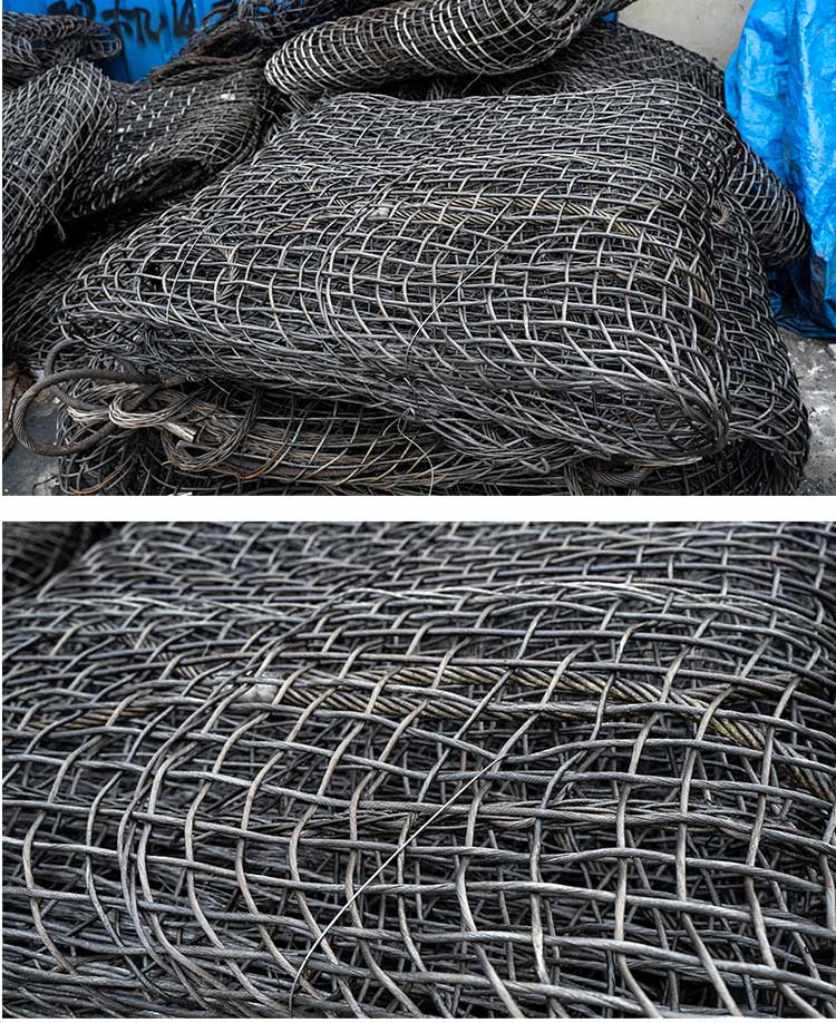 网兜起重吊网砖块水泥建筑工地加厚吊车塔吊特殊编织钢丝绳 1m*1m吊砖