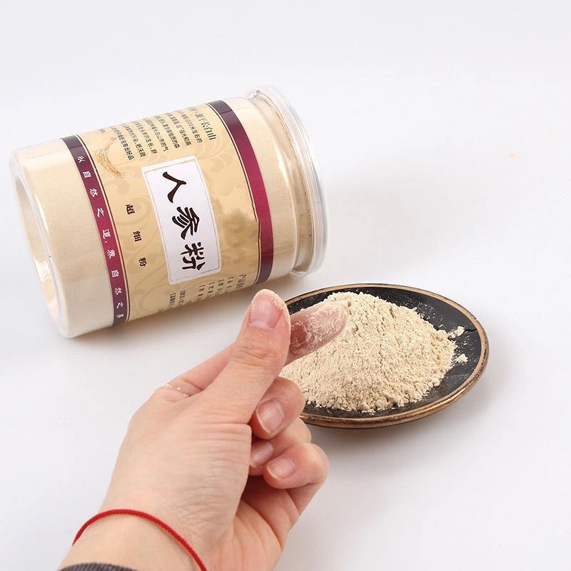 正宗长白山整枝人参粉白参生晒参超细粉野生100克 人参粉500克(两瓶装