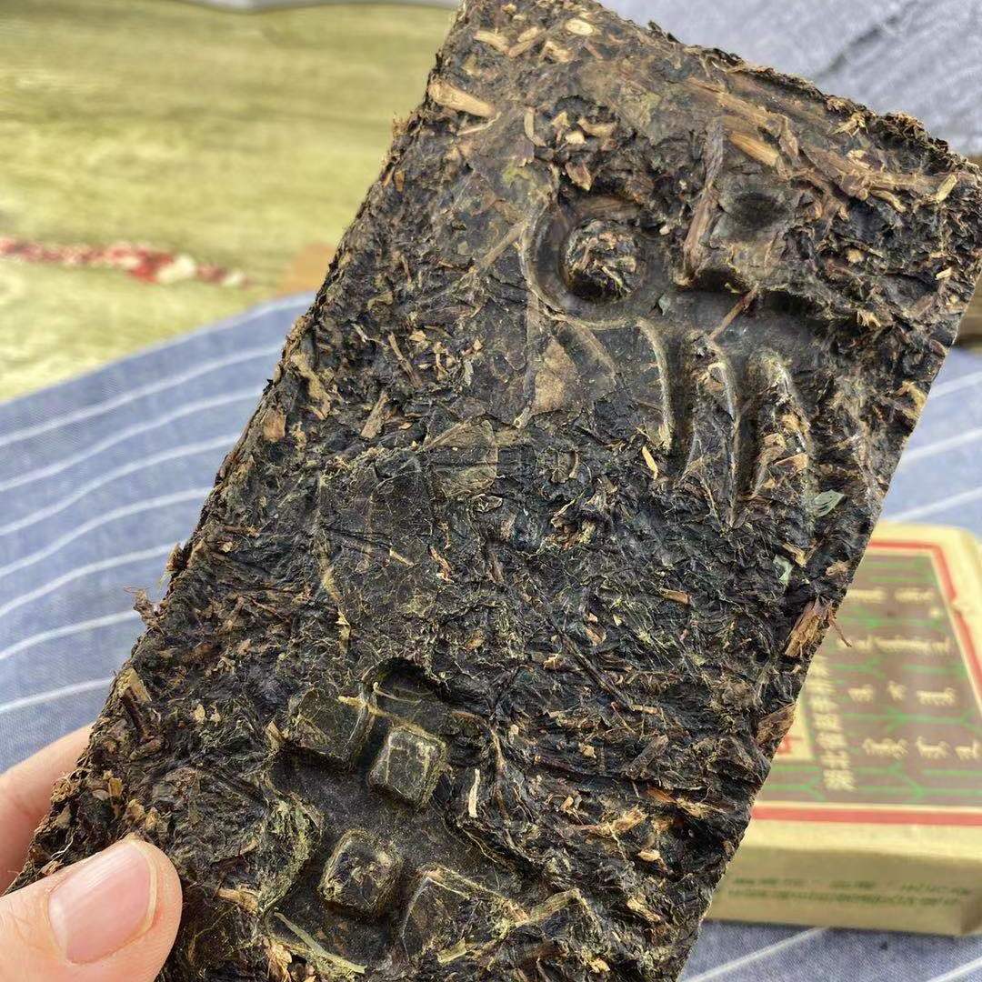 内蒙古砖茶熬奶茶用赵李桥川字砖茶380g青砖茶蒸压茶