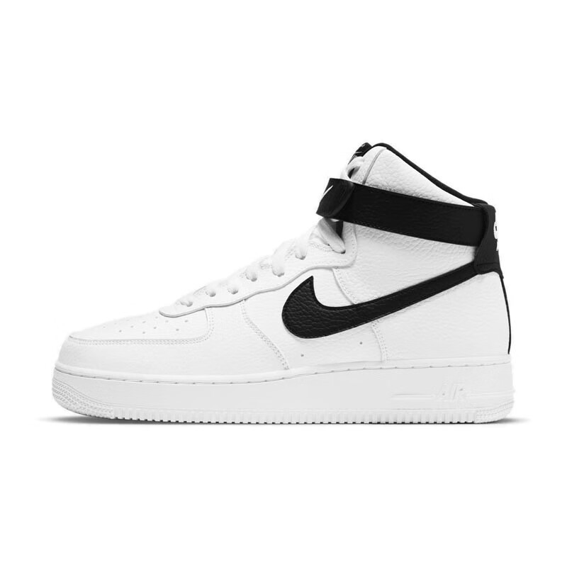 耐克nike air force 1 high af1黑白高帮空军一号板鞋 男鞋 ct2303-10