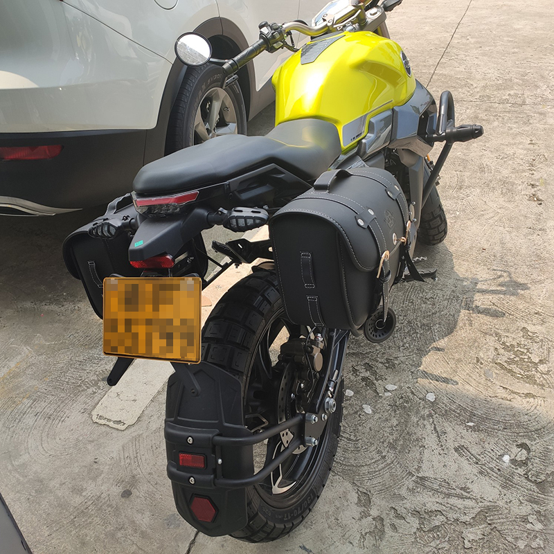 莺时启典kd150g1g2边包侧包挎包复古摩托车后货架尾架改装夏德尾箱