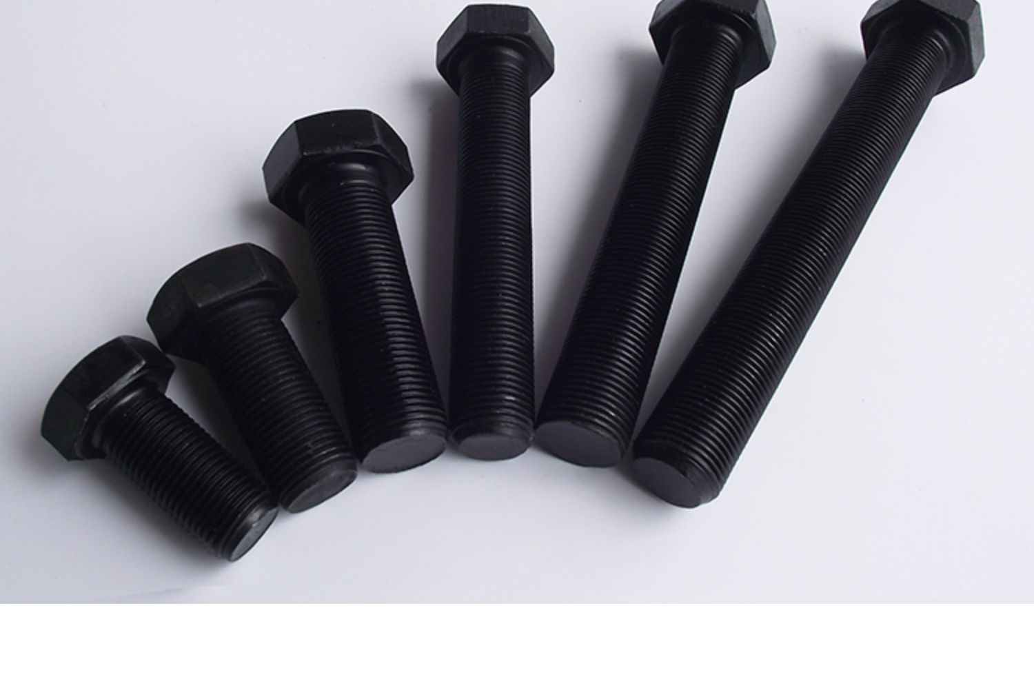 5 10.9级细丝细牙全牙外六角螺丝螺栓螺杆 乳白色 m14*1.