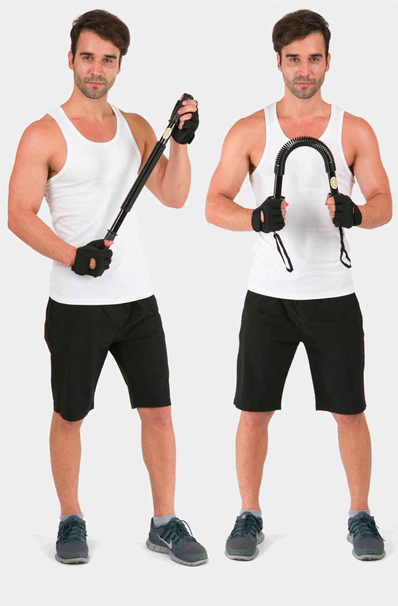 小臂力量训练器健身器材套装家用男士锻炼组合健腹轮俯卧撑拉力器臂力