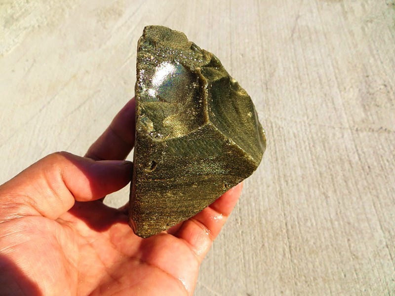 天然金曜石原石毛料 金色石雕刻料标本石能量石风水摆件 5公斤左右金