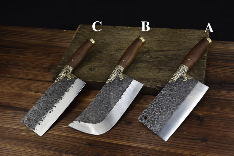 正宗龙泉纯手工锻打菜刀家用砍剁鸡鸭鱼骨刀斩切两用刀锋利切片刀厨师