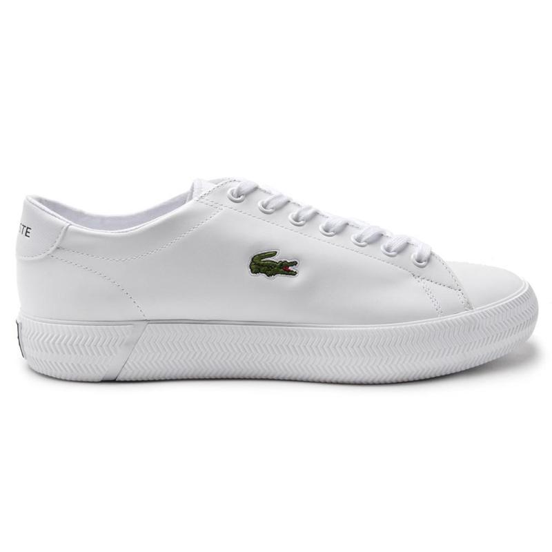 lacoste鳄鱼男士潮流板鞋低帮休闲运动鞋小白鞋gripshottrainerswhite