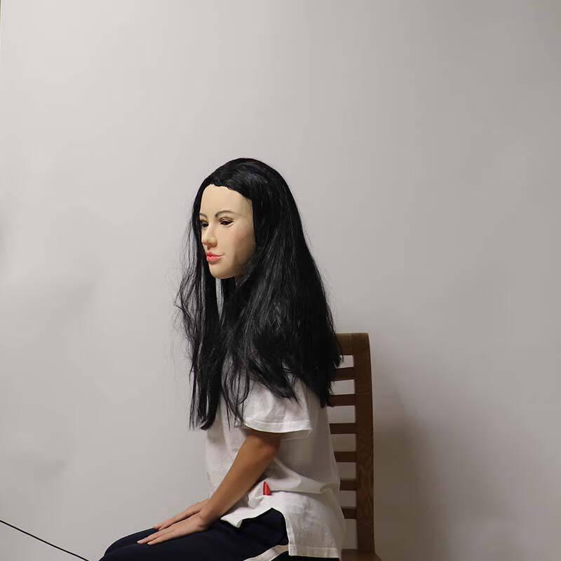 万圣节商超装饰礼物 面具头套 胶乳胶面具 万圣节头套美女头套 创意