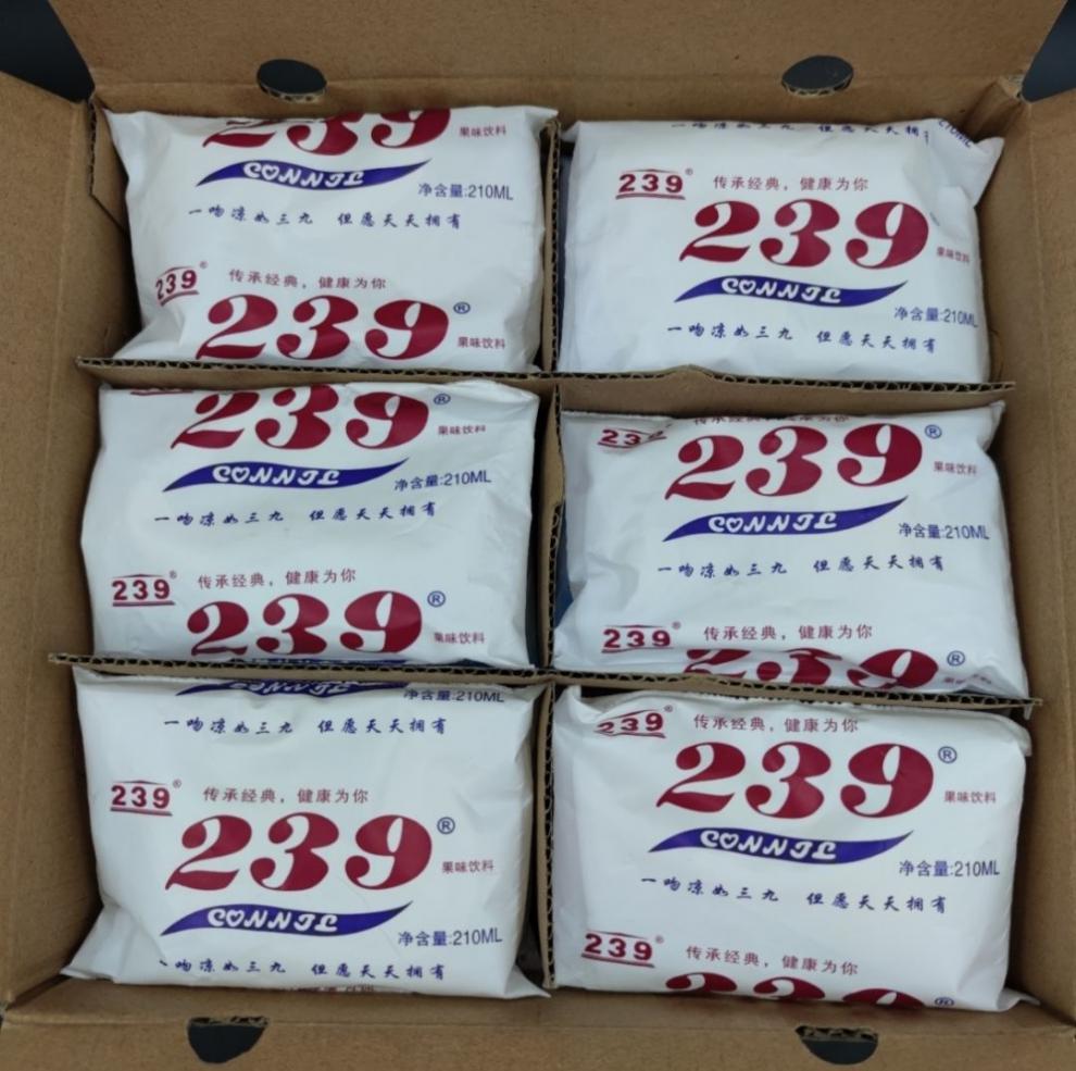 胜采园 239饮料袋装老式冰块冰包果味饮料8090怀旧饮品冰袋儿时老味道