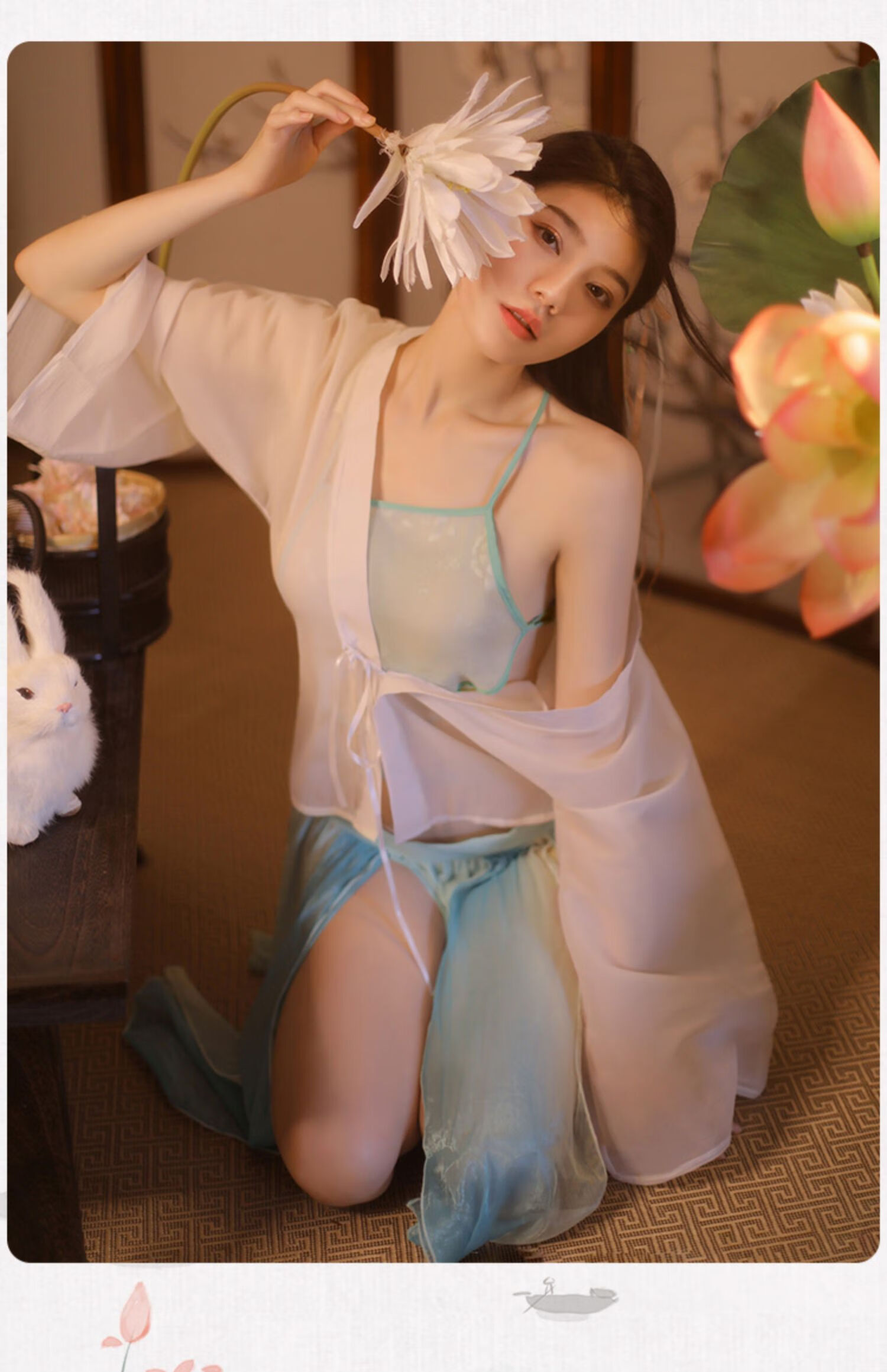 谜姬官方品牌 情趣内衣汉服制服诱惑性感小胸服装古装睡衣激情套装