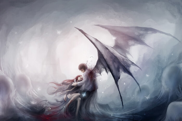 龙族周边江南海报路明非上杉绘梨衣宿舍装饰游戏动漫来图定制a214060