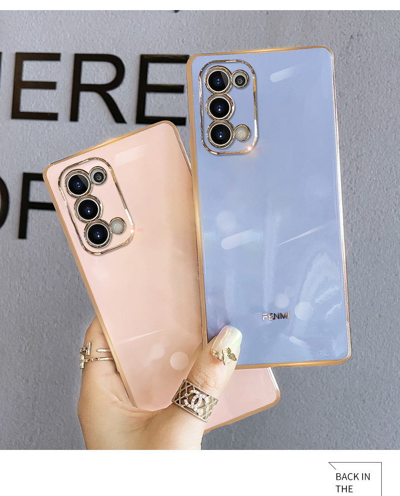 空氪适用于opporeno5手机壳新款高档潮reno5pro女款5k镜头全包防摔5