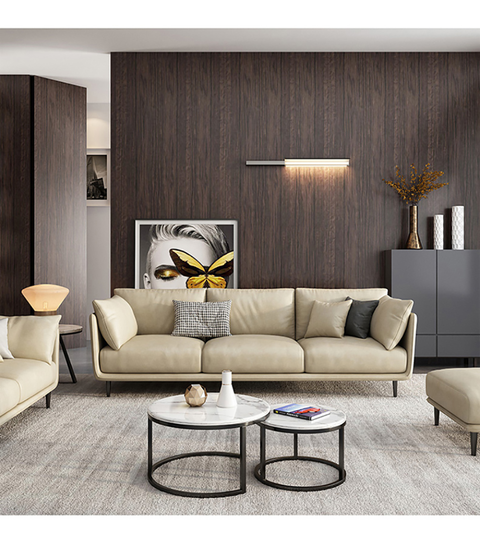 贵妃科技布沙发意式极简北欧简约风格乳胶沙发客厅布艺沙发双贵26米