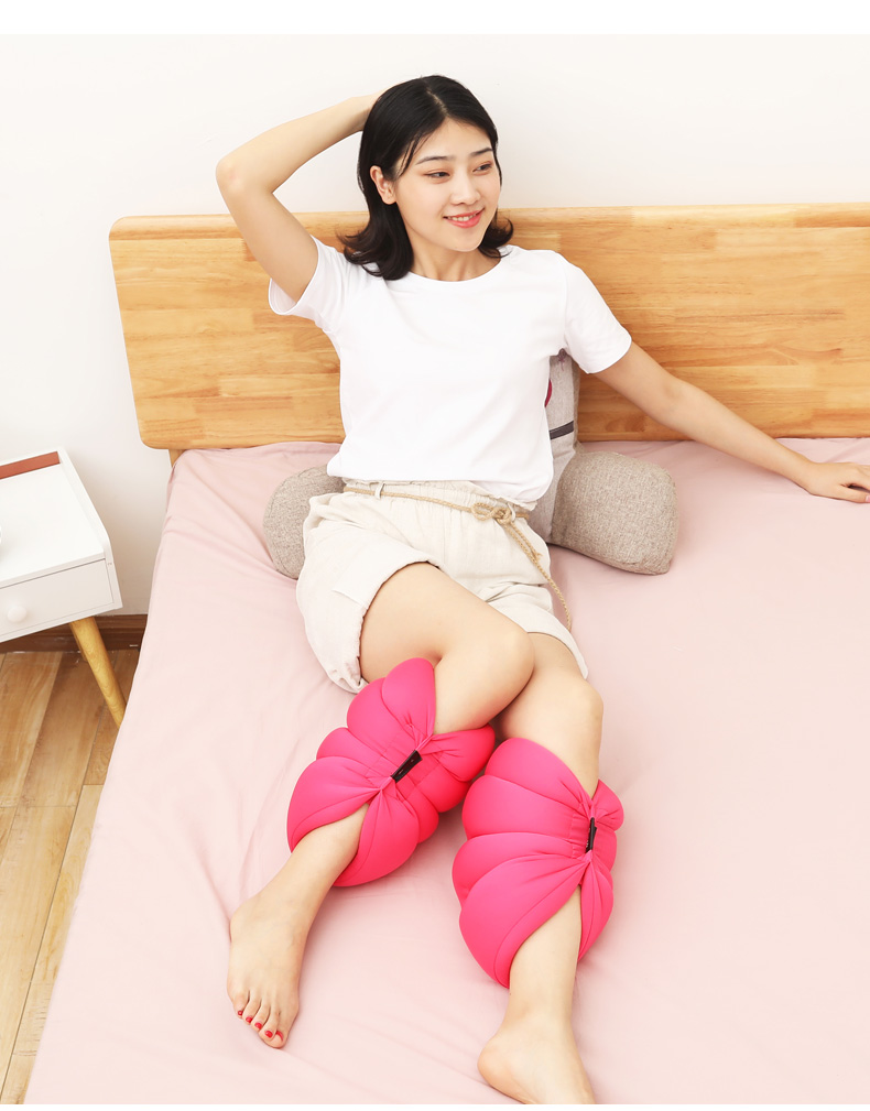 日本神器小腿枕头睡觉缓解腿部肌肉疲劳孕妇垫脚枕典雅灰2个装美腿枕