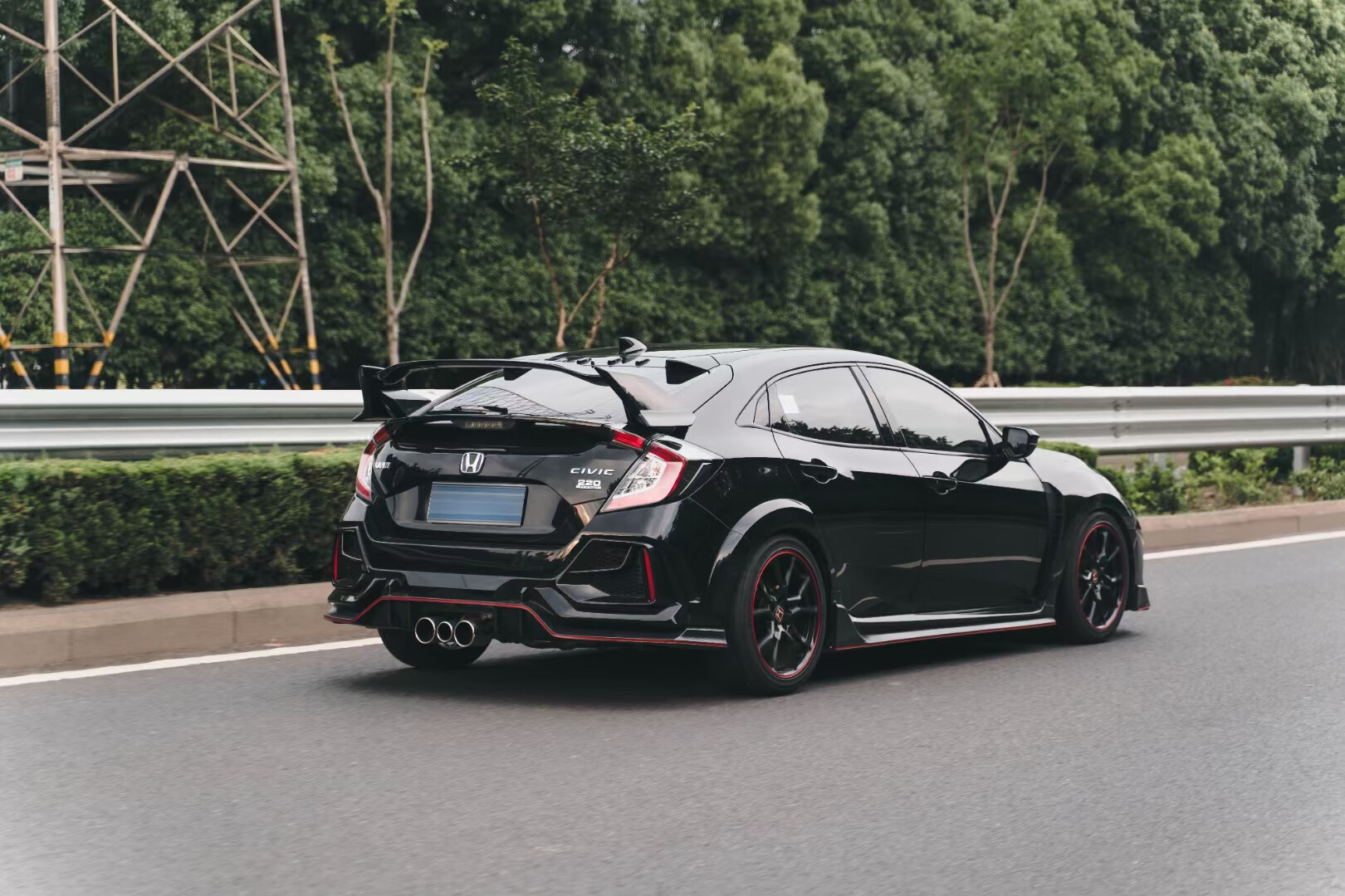 适用于十代思域fc1改装tr大包围 typer前后保险杠叶子板机盖套件 tr