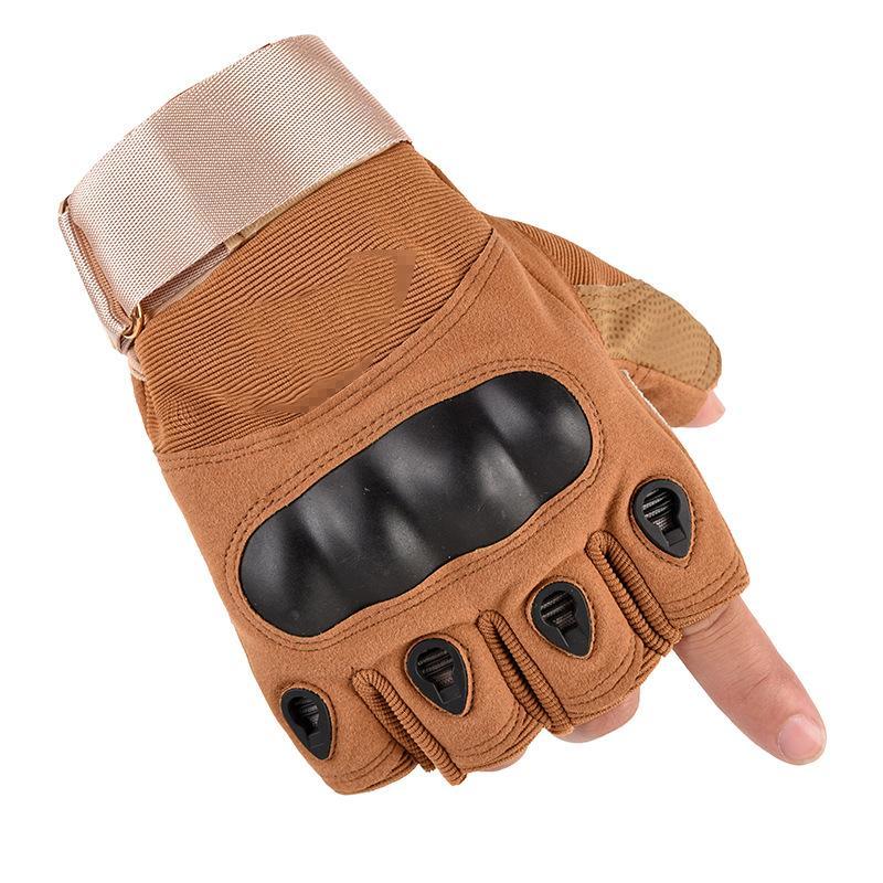 云翔四海黑鹰o记半指手套男户外登山运动骑行健身格斗训练防滑战术